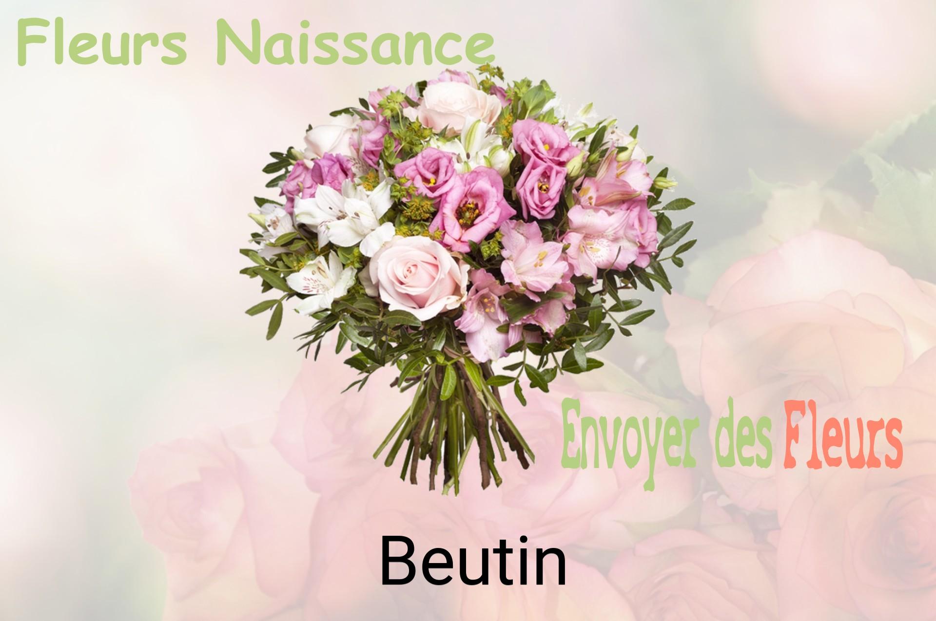 Bouquet de fleurs de naissance livré à Beutin